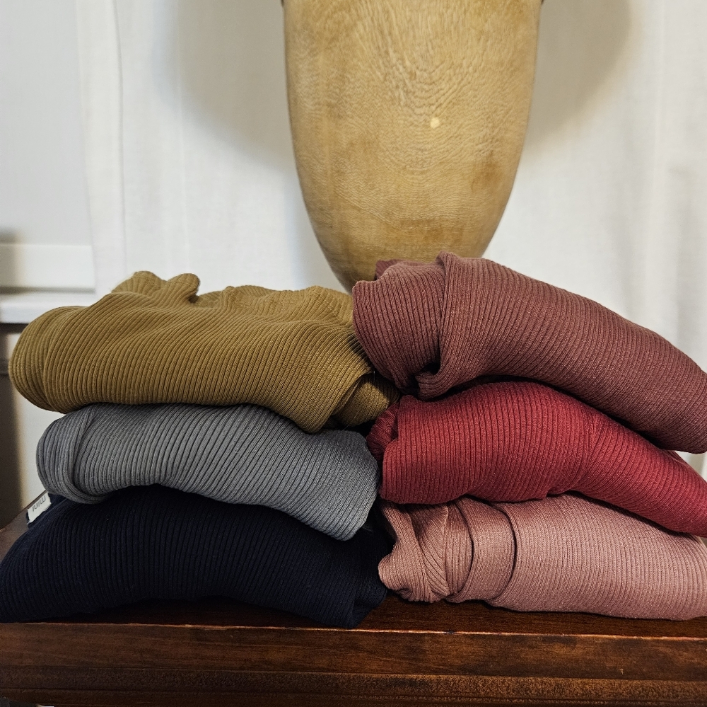 Minimalisma purge - lot of 6 silk Minimalisma Bui long sleeve tops, L…